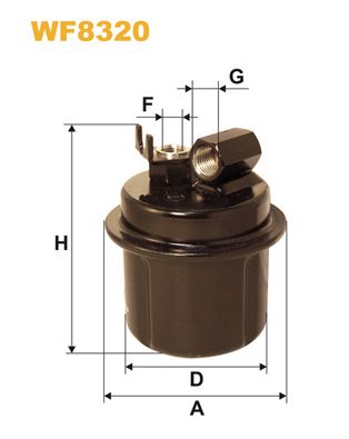 WIX FILTERS Polttoainesuodatin WF8320